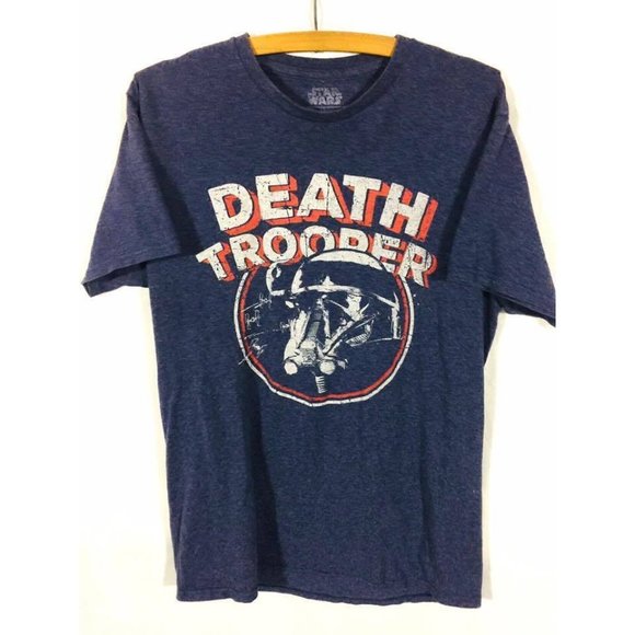 Repro Death Trooper Star Wars Men's T-Shirt Size Medium Drak Gray - Picture 1 of 3